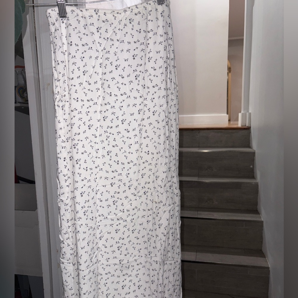 Floral White Maxi Dress